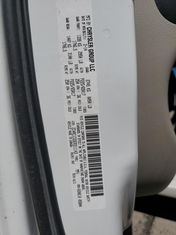 2C4RC1CG5ER311143 2014 Chrysler Town & Country Touring L