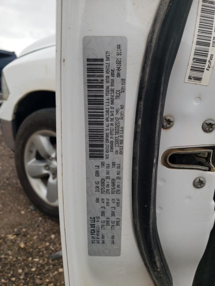 1C6RR7LT8GS325142 2016 Ram 1500 Slt