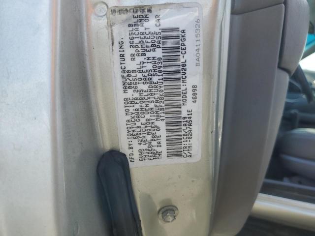 2000 Toyota Camry Le VIN: 4T1BF28K0YU110930 Lot: 59952024