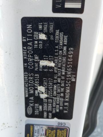 2019 KIA SEDONA L - KNDMA5C19K6516499
