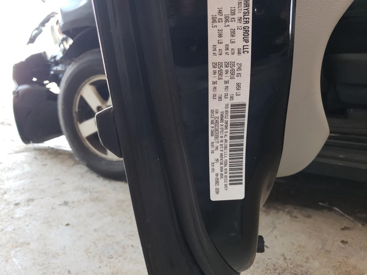 2C4RDGCG8CR358177 2012 Dodge Grand Caravan Sxt