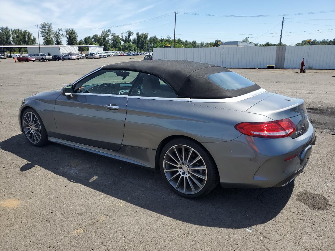 MERCEDES-BENZ C 300 2017 gray  gas WDDWK4JB2HF425875 photo #3