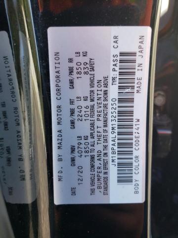 2021 Mazda 3 VIN: JM1BPAAL9M1325250 Lot: 60461354