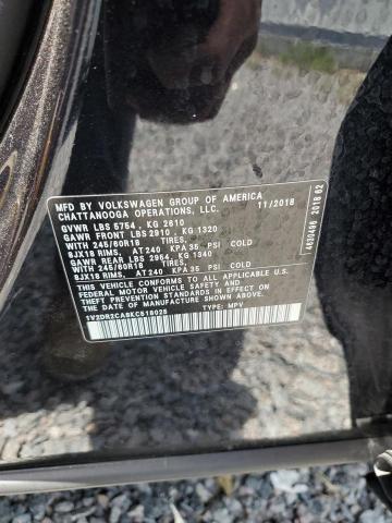 2019 Volkswagen Atlas Se VIN: 1V2DR2CA8KC518025 Lot: 56267544