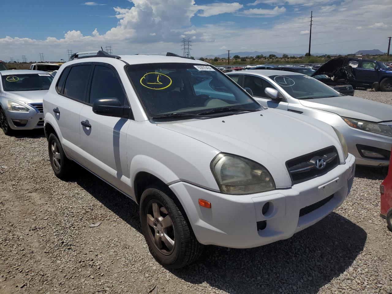 KM8JM12B08U919588 2008 Hyundai Tucson Gls