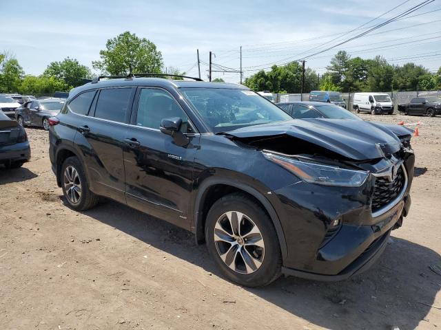 VIN 5TDHBRCH4MS035758 2021 Toyota Highlander, Hybri... no.4