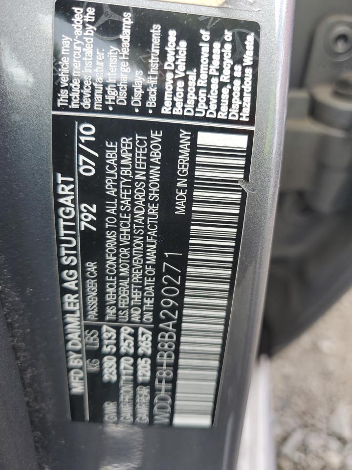 WDDHF8HB8BA290271 2011 Mercedes-Benz E 350 4Matic