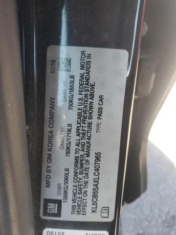 2020 CHEVROLET SPARK LS - KL8CB6SAXLC407965