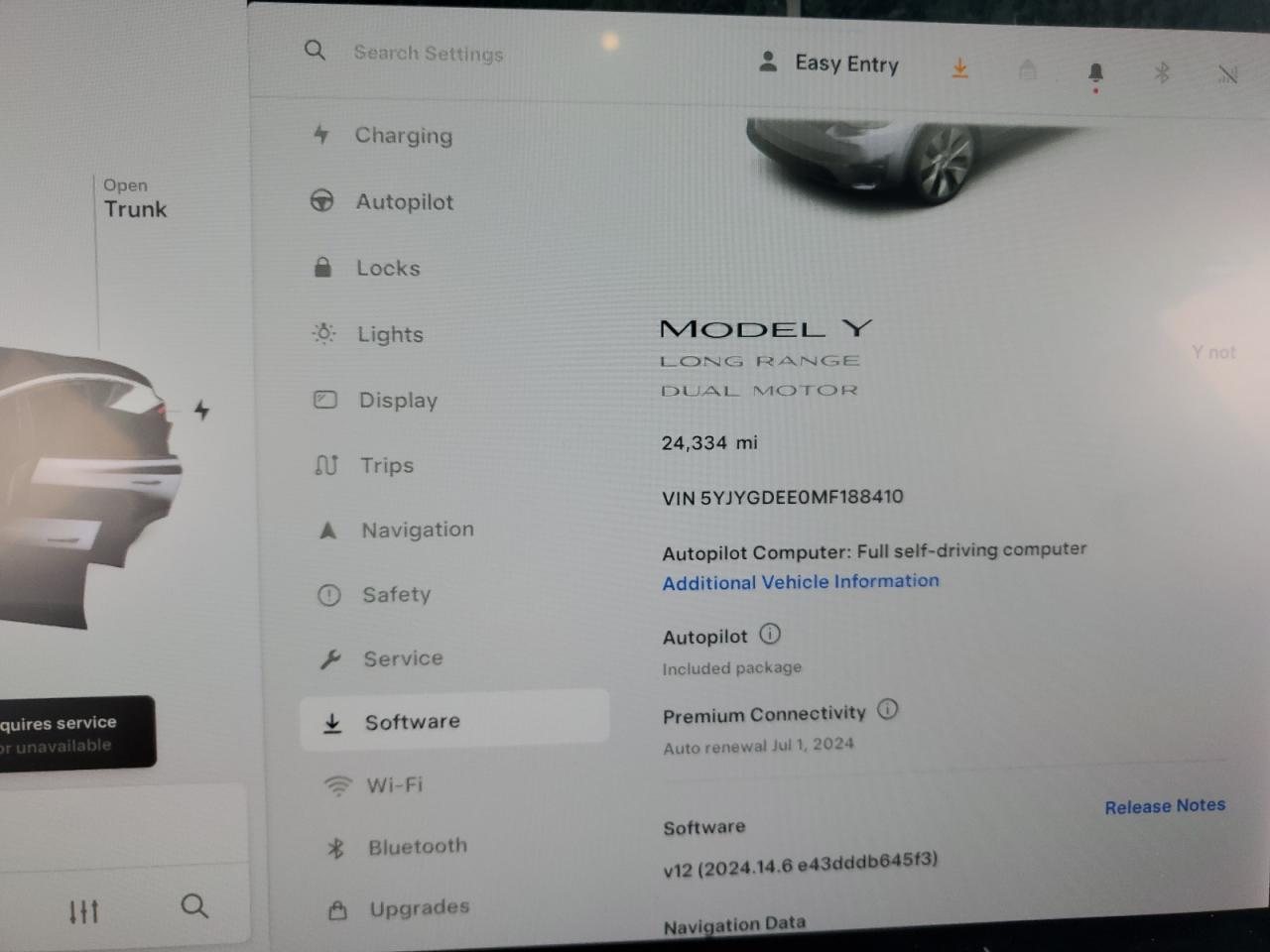 5YJYGDEE0MF188410 2021 Tesla Model Y