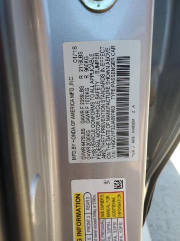 2018 HONDA ACCORD SPO - 1HGCV1F32JA097463