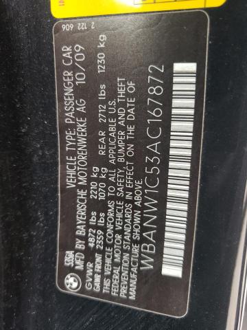 2010 BMW 535 I VIN: WBANW1C53AC167872 Lot: 58315524