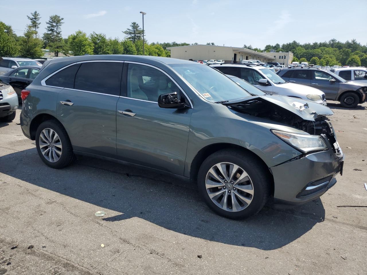 2015 Acura Mdx Technology vin: 5FRYD4H45FB005886