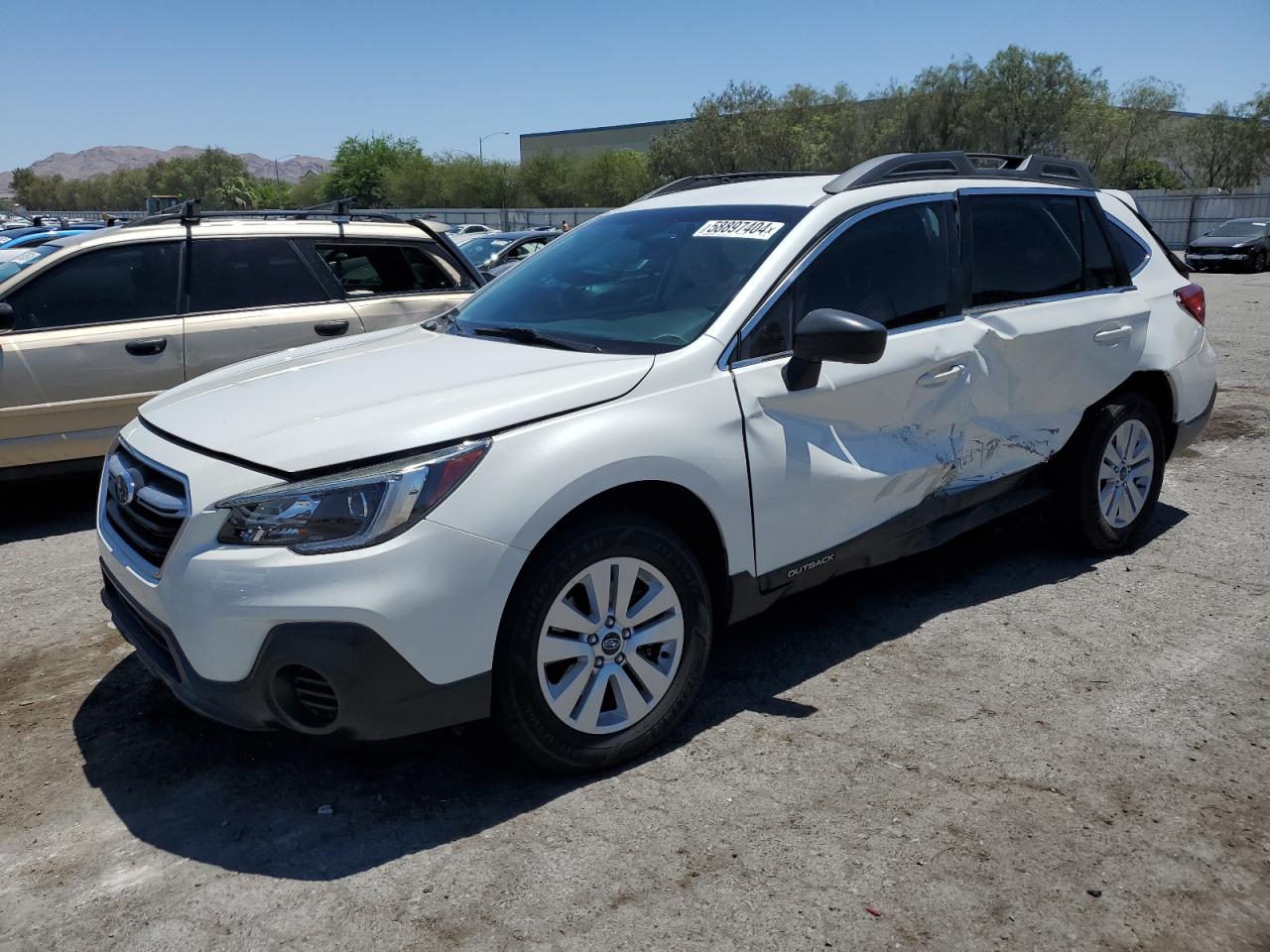 2019 Subaru Outback 2.5I vin: 4S4BSABC8K3344656