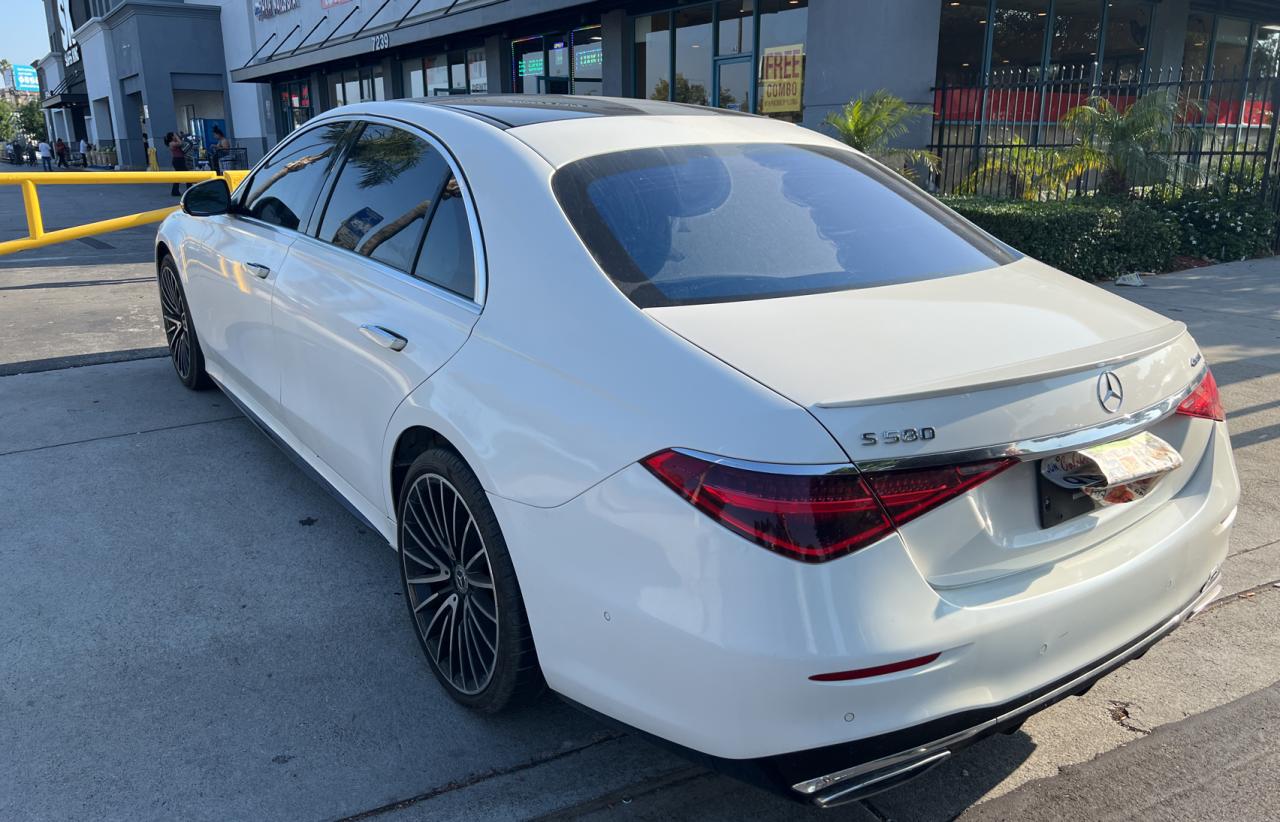 2022 Mercedes-Benz S 580 4Matic vin: W1K6G7GBXNA144278