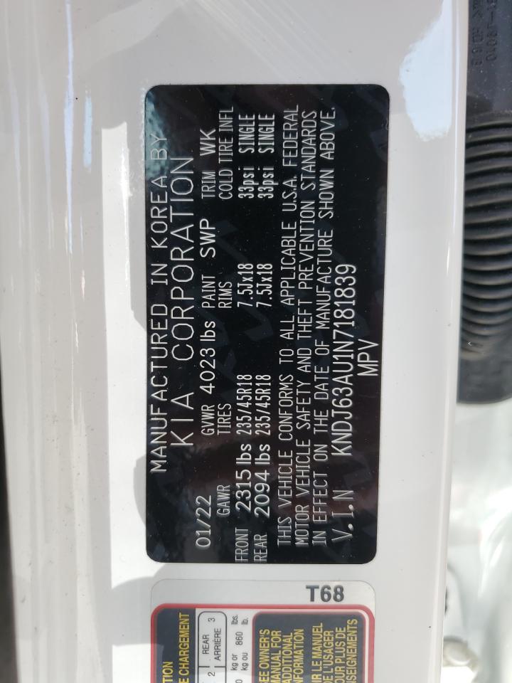 KNDJ63AU1N7181839 2022 Kia Soul Gt Line