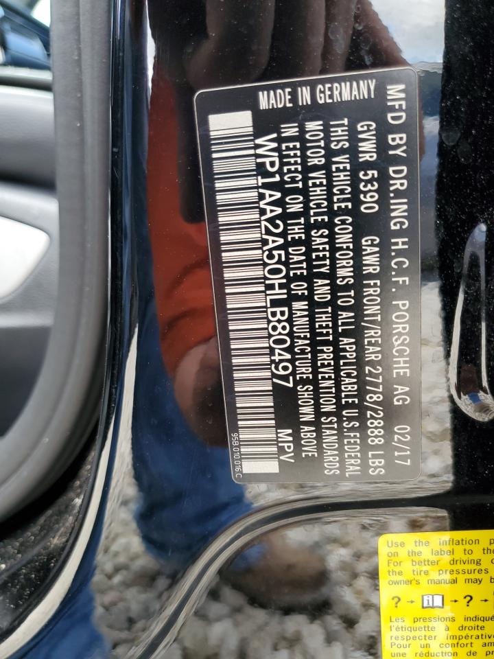 WP1AA2A50HLB80497 2017 Porsche Macan