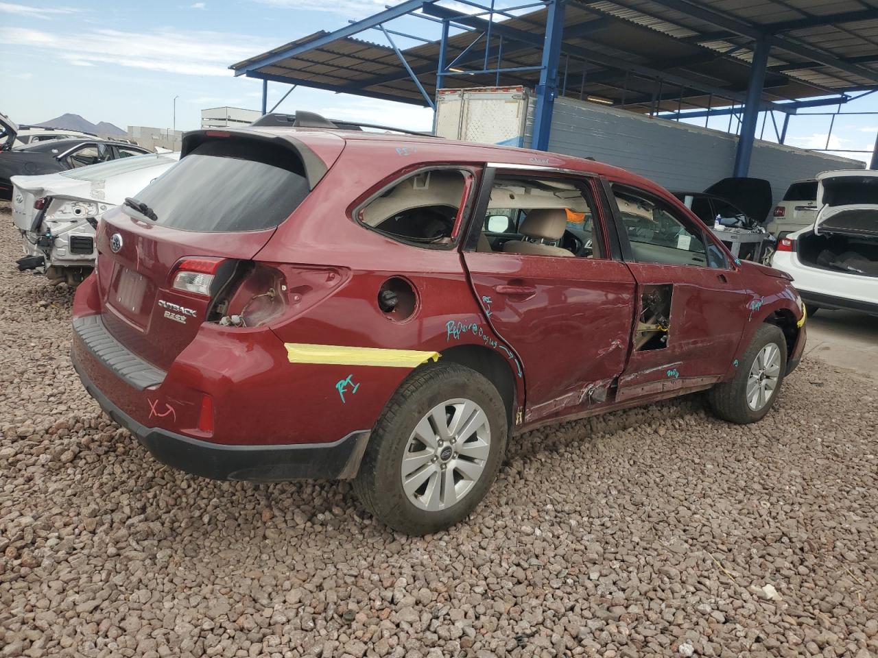 2017 Subaru Outback 2.5I Premium vin: 4S4BSADC5H3200780