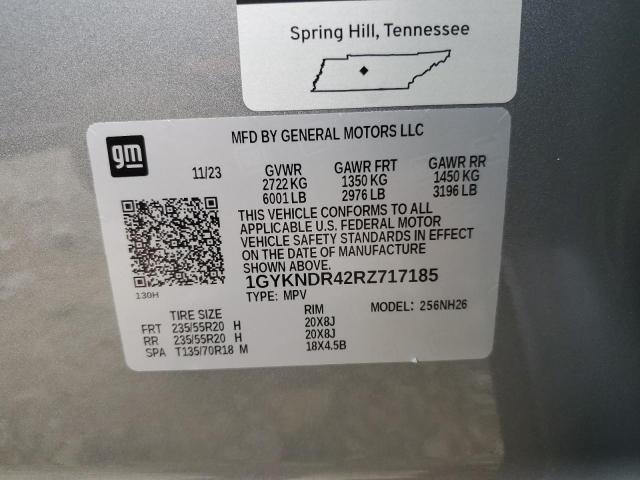 2024 Cadillac Xt5 Premium Luxury VIN: 1GYKNDR42RZ717185 Lot: 58230144