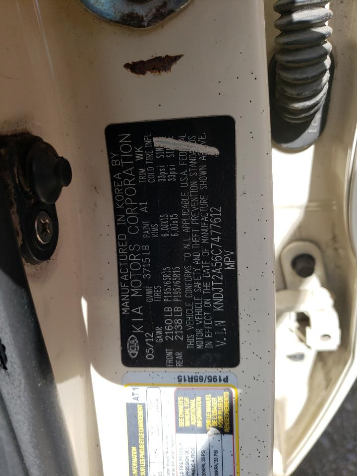 KNDJT2A56C7477612 2012 Kia Soul