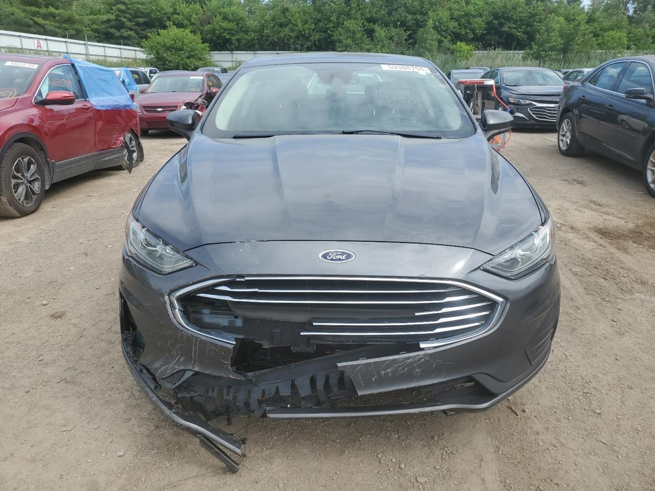 2019 Ford Fusion Se vin: 3FA6P0LU1KR130799