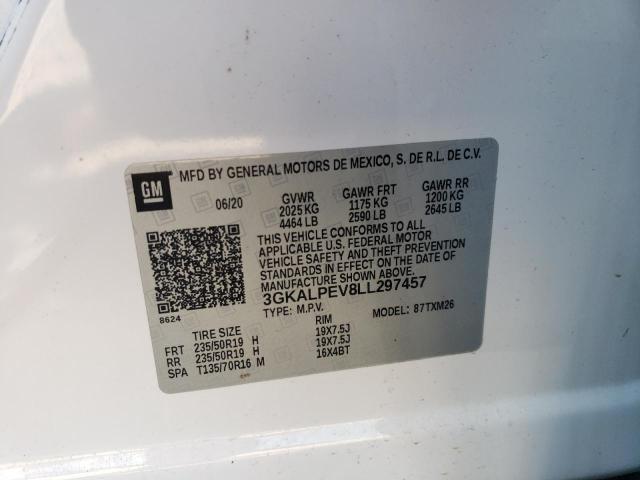 2020 GMC Terrain Slt VIN: 3GKALPEV8LL297457 Lot: 58493174