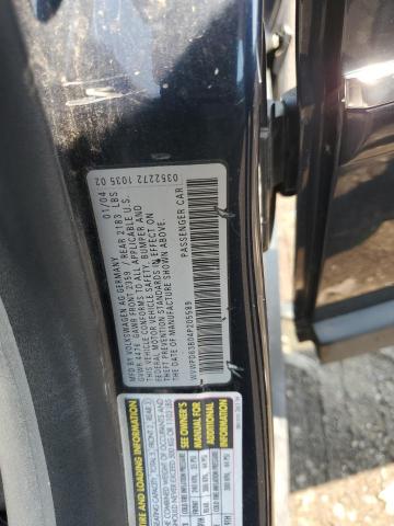 2004 Volkswagen Passat Gls VIN: WVWPD63B04P205589 Lot: 59282064