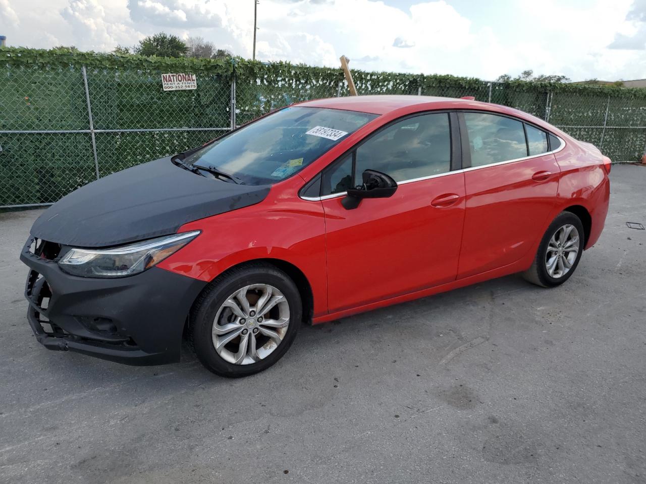 2019 Chevrolet Cruze Lt vin: 1G1BE5SMXK7111083