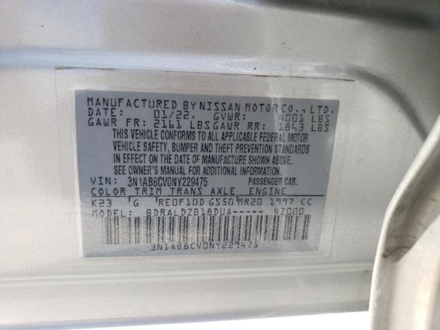 2022 Nissan Sentra Sv VIN: 3N1AB8CV0NY229475 Lot: 60936794