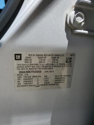 VIN 2GKALNEK7F6435590 2015 GMC Terrain, SL no.13