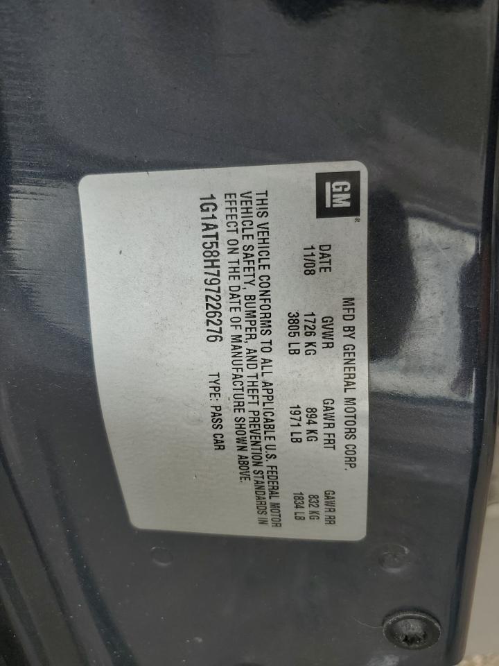 1G1AT58H797226276 2009 Chevrolet Cobalt Lt