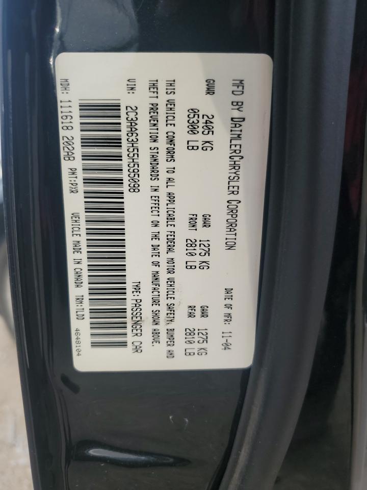 2C3AA63H55H595098 2005 Chrysler 300C