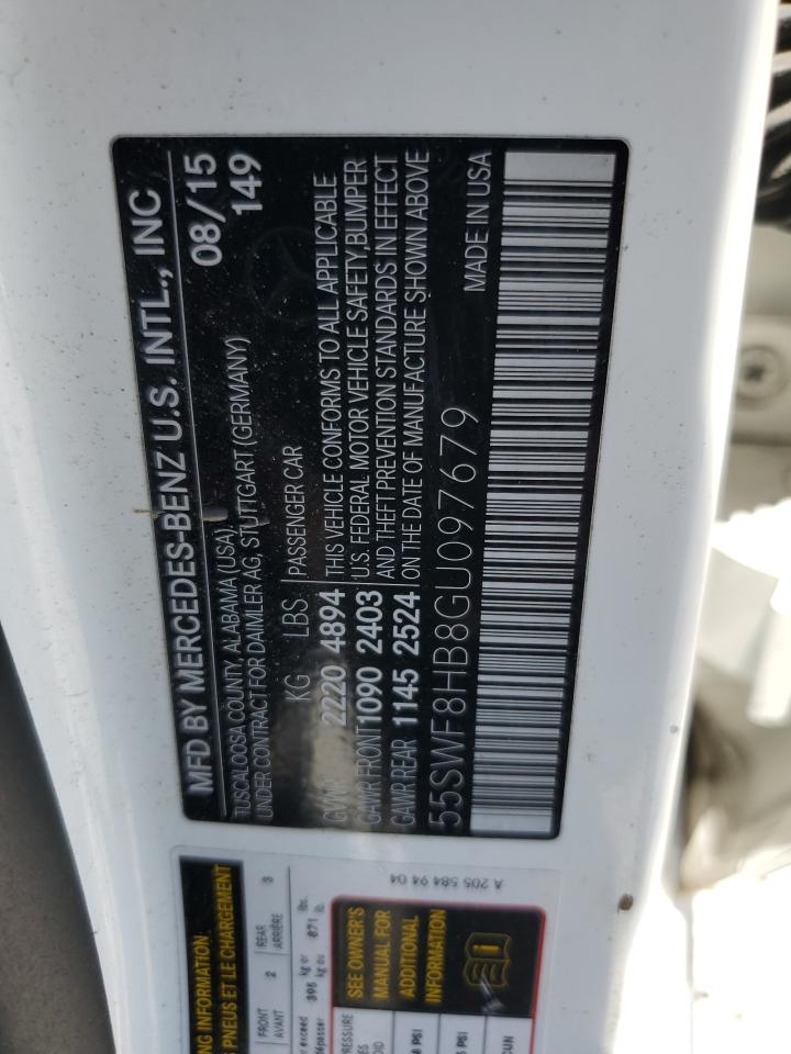 55SWF8HB8GU097679 2016 Mercedes-Benz C 63 Amg-S