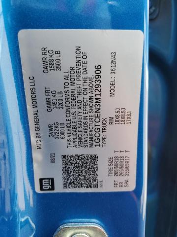2021 CHEVROLET COLORADO L - 1GCGTCEN3M1293906