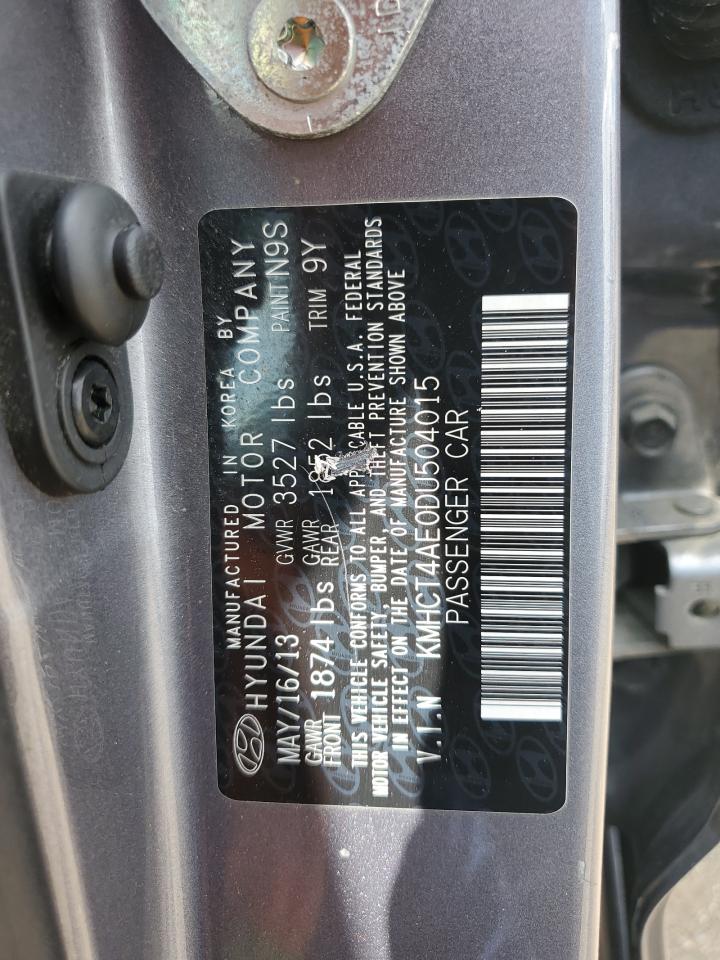 KMHCT4AE0DU504015 2013 Hyundai Accent Gls