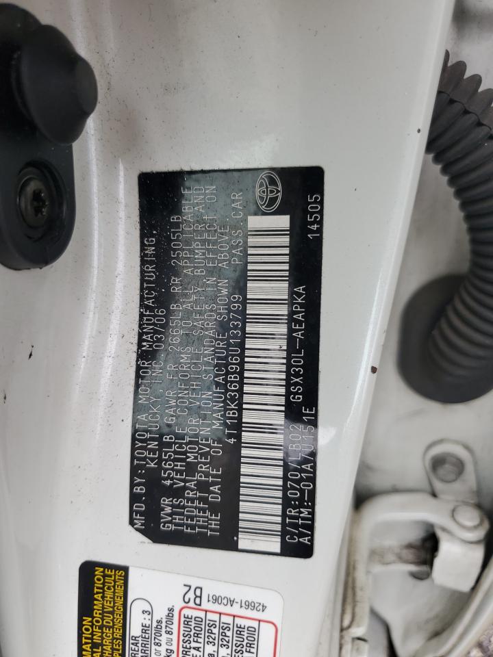 4T1BK36B96U133799 2006 Toyota Avalon Xl