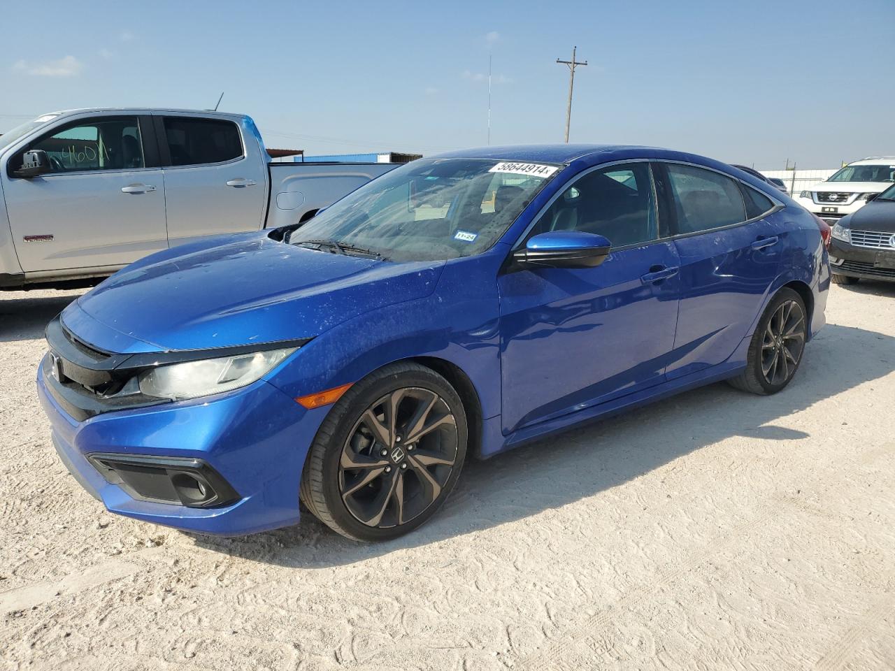 Lot #2701413619 2019 HONDA CIVIC SPOR