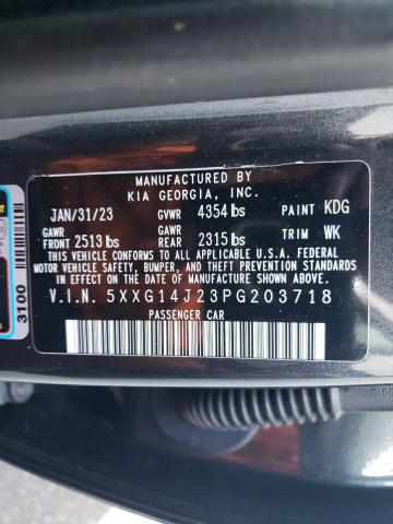 2023 Kia K5 Lxs VIN: 5XXG14J23PG203718 Lot: 60852104