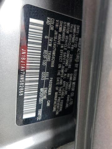 2022 NISSAN ROGUE SPOR - JN1BJ1AV7NW582868