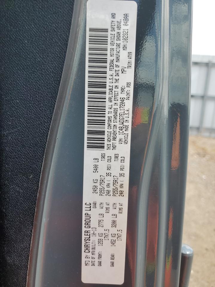 1C4BJWDG7EL172046 2014 Jeep Wrangler Unlimited Sport