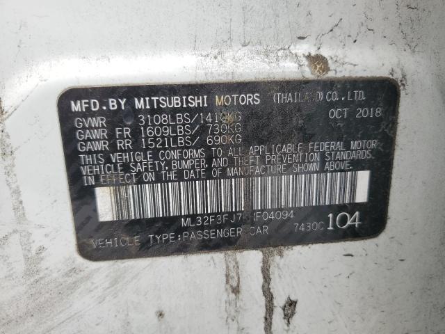 2019 MITSUBISHI MIRAGE G4 - ML32F3FJ7KHF04094
