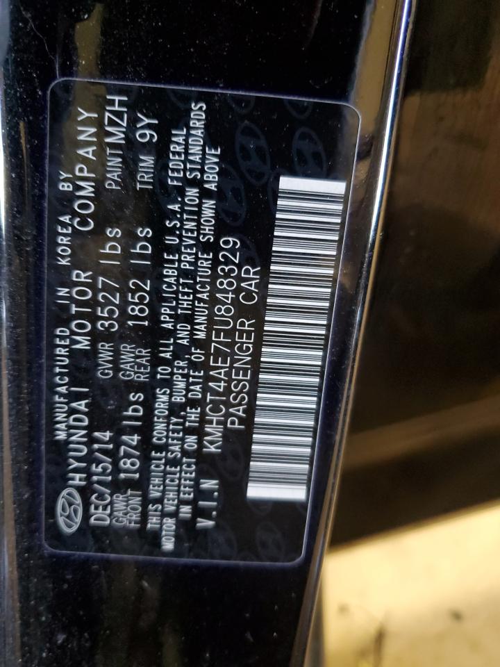 KMHCT4AE7FU848329 2015 Hyundai Accent Gls