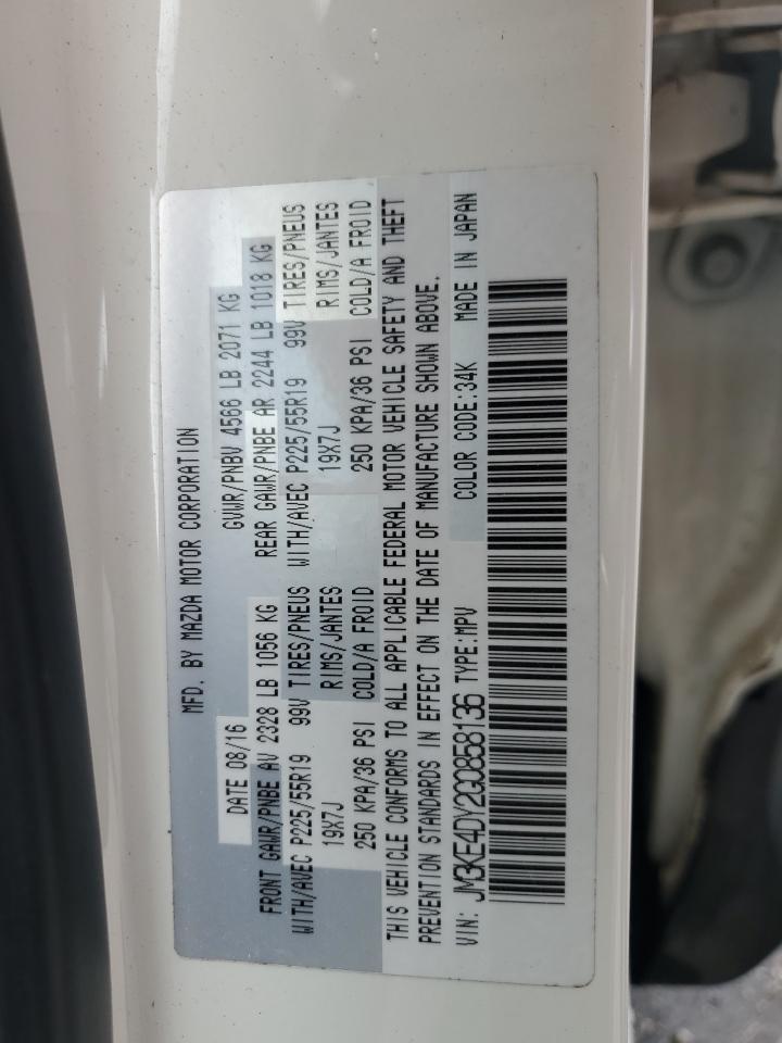 JM3KE4DY2G0858136 2016 Mazda Cx-5 Gt