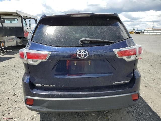 2014 Toyota Highlander Limited VIN: 5TDDKRFH0ES014627 Lot: 57516804