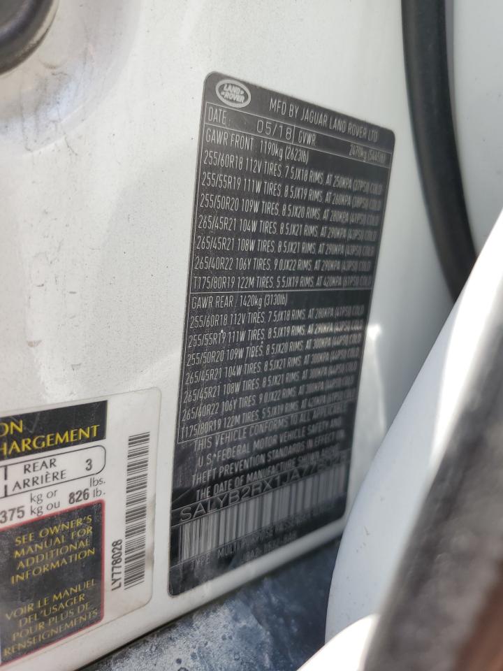 SALYB2RX1JA778028 2018 Land Rover Range Rover Velar S