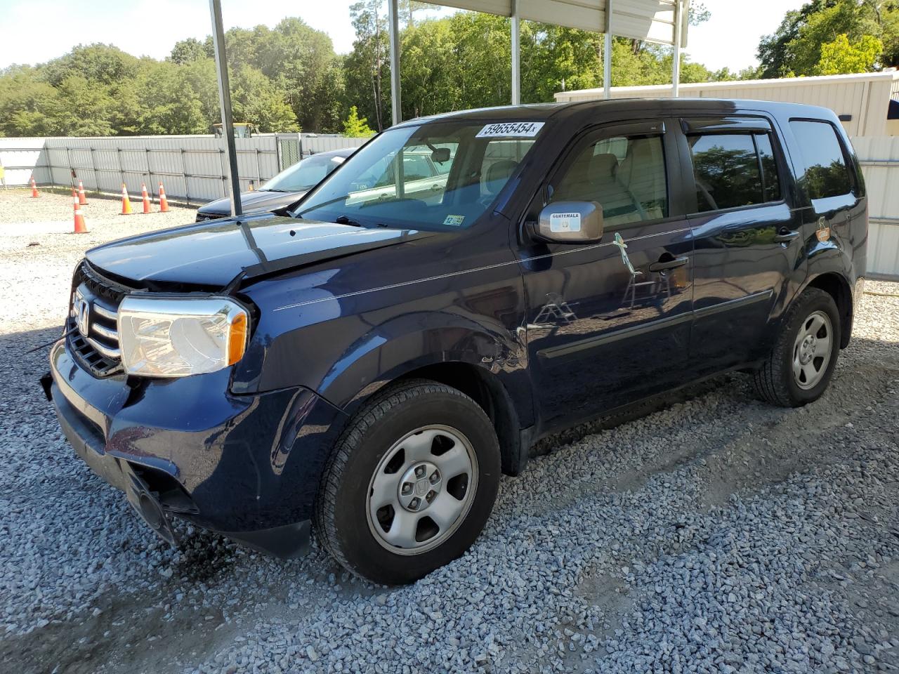 5FNYF4H2XEB018111 2014 Honda Pilot Lx