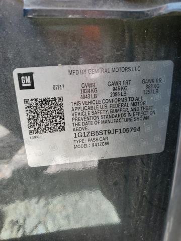2018 CHEVROLET MALIBU LS - 1G1ZB5ST9JF105794