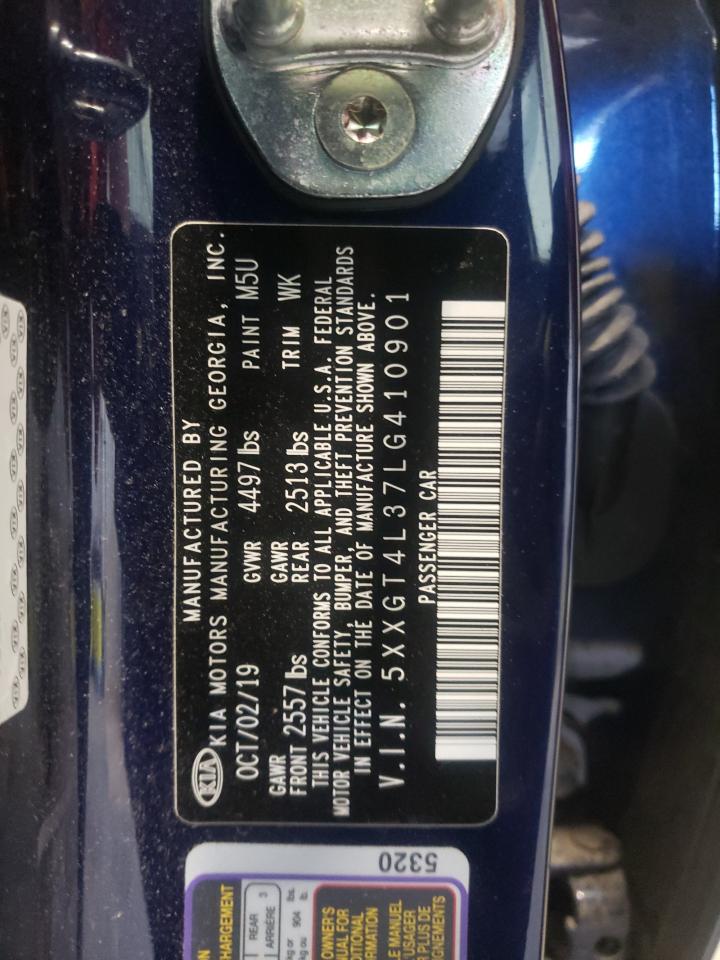 5XXGT4L37LG410901 2020 Kia Optima Lx