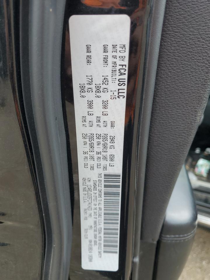 1C4RDJDG5FC741423 2015 Dodge Durango Limited