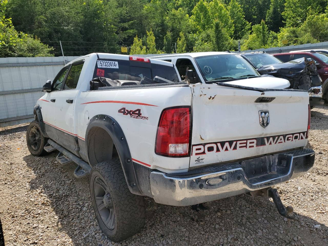 2012 Dodge Ram 2500 Powerwagon vin: 3C6TD5ET3CG114535