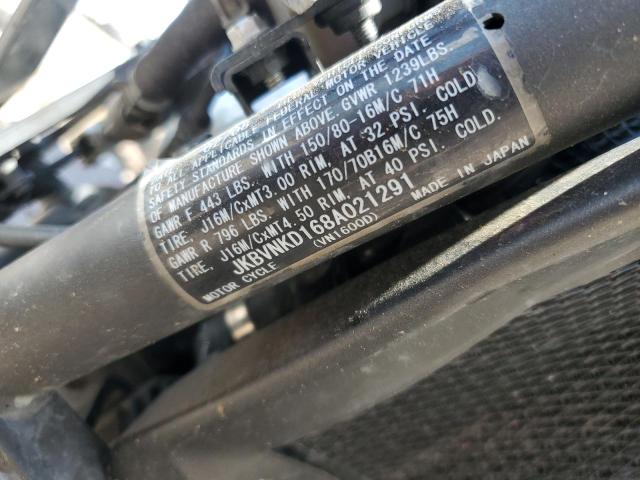 2008 KAWASAKI VN1600 D - JKBVNKD168A021291